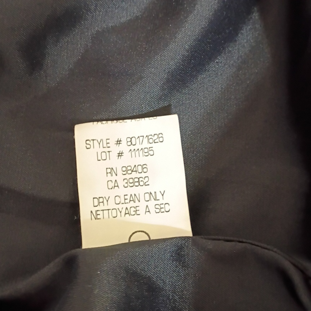 Theory Vintage Blue Stretch Wool 2 Button Fitted Blazer Jacket Size 8 - Picture 7 of 12
